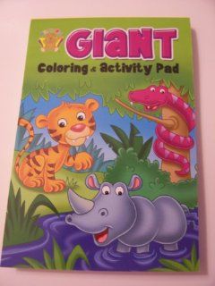 & Activity Pad ~ Tiger, Rhino, Snake Cover (224 Pages) Toys & Games