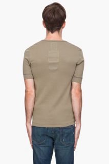 G Star Olive Granddad Henley for men