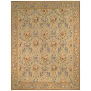 Hand knotted French Aubusson Beige Wool Rug (6 x 9) Today $649.99