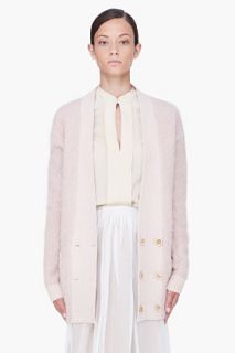 Chloe Blush Angora Blend Cardigan for women