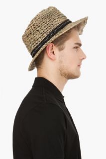 Lanvin Straw Sydney Fedora for men