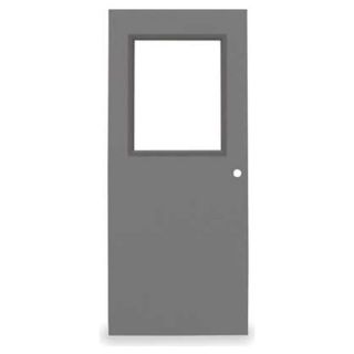 Ceco CHMD X HG28 70 X MORT CE 18ga WG Metal Door With Glass, Type 1, 84 x 32 In