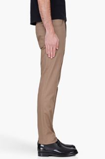 Theory Taupe Haydin Editor Trousers for men