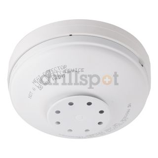 Edwards Signaling 282B PL Heat Detector, White, H 5 x L 5 In