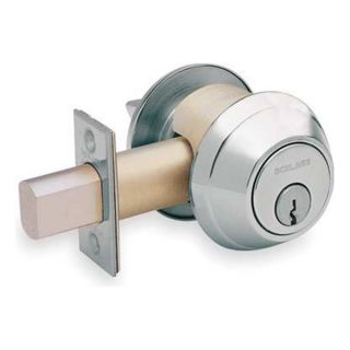 Schlage B660P 626 Deadbolt, Satin Chrome