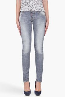 Dsquared2 Super Slim Grey Jeans for women