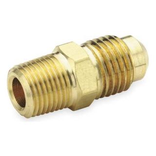 Parker 48F 6 2 Male Connector, Flare, 3/8 In Tube, PK 10