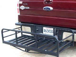 Premium USA Auto Truck SUV Hitch and Ride Black Cargo Carrier Rack