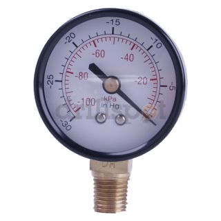 Approved Vendor 5WZ18 Vacuum Gauge, 2 In, 30 In Hg Vac