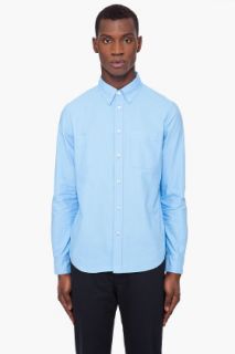 Wings + Horns Blue Oxford Shirt for men