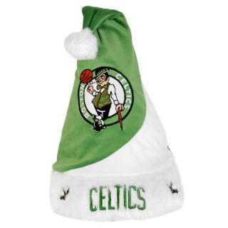 Boston Celtics Polyester Santa Hat