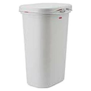 Rubbermaid 5L58 00 WHT 52QT SprTop Wastebasket, Pack of 6