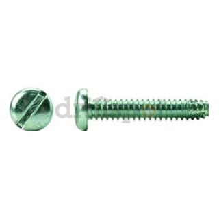 DrillSpot 31974 #8 32 x 2 Slotted Pan Head Thread Cutting Screw, Type