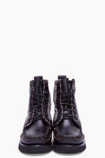 Yuketen Black Maine Guide Boots for men