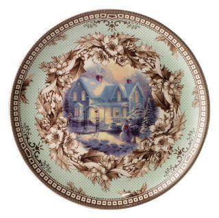 Spode Thomas Kinkade Cottage Annual Plate   Blessings of