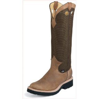 Justin Mens Traction Snakeproof Hunting Man Made Boot