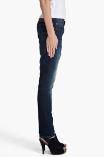 R13 Slouchy Skinny Dakota Blue Jeans for women