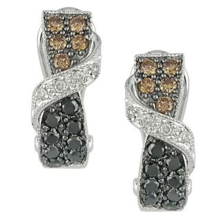 14k White Gold 3/4ct TDW Fancy Diamond Earrings
