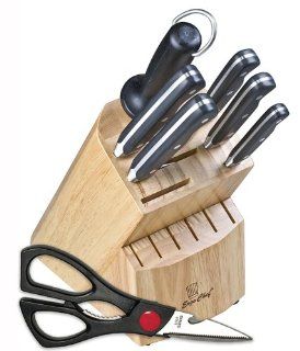 Ergo Chef Pro Series Wooden Knife Set 8 piece with Block