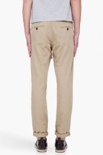 Surface To Air Biege Belmont Trousers for men