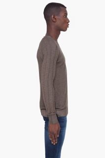 Diesel Olive Grey K Ginex Sweater for men