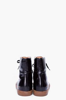 Common Projects Black Patent Leather Sneakers for men