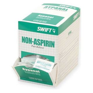 Swift 161582 Aypanal Non Aspirin Pain Reliever, Pk 500