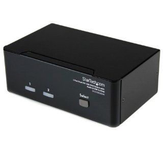 StarTech 2 Port Dual DVI USB KVM Switch with Audio and