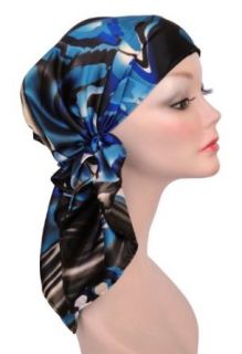 Turban Plus Bella Scarf Azure Elegance Print Clothing