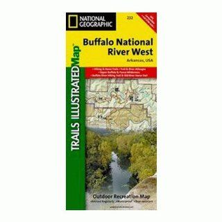 Geographic Map Buffalo National River West #232