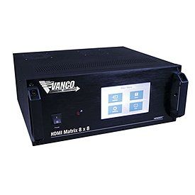 280759 8x8 HDMI HDBaseT Matrix with IR and RS 232 Control Electronics