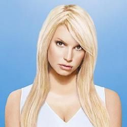 Jessica Simpson and Ken Paves Bangs Fringe Human Hair Extension