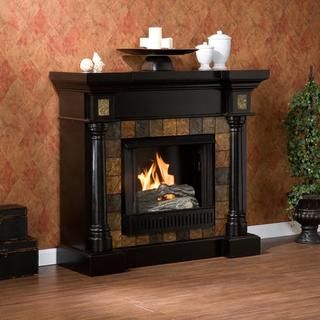 Blanchard Black Gel Fireplace