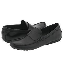 Steve Madden Riyo Black Leather Loafers