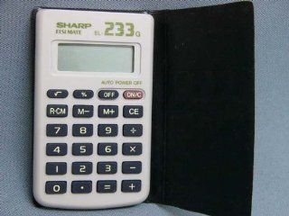 Sharp Elsi Mate El 233g Electronic Calculator Electronics