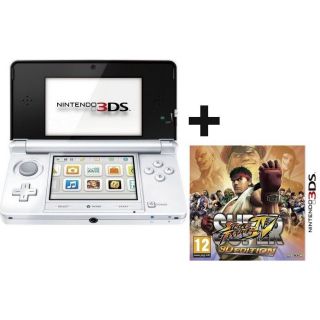 3DS BLANC ARCTIQUE + SUPER STREET FIGHTER IV   Achat / Vente DS 3DS