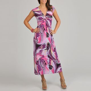 AnnaLee + Hope Womens Abstract Feather Dress