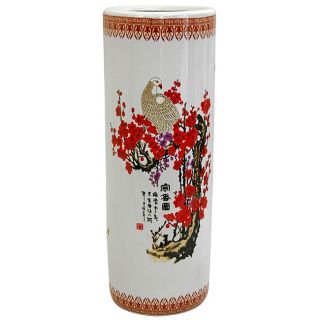 Porcelain 24 inch Cherry Blossom Umbrella Stand (China) Today $88.00
