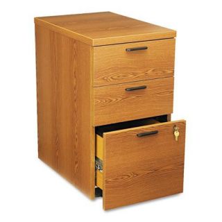 HON 10500 Series 2 Drawer Pedestal File Cabinet   Oak
