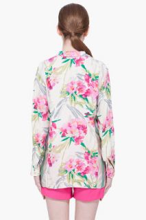 Elizabeth And James Floral Silk Pyjama Top for women