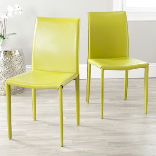 Jazzy Bonded Leather Green Side Chair (Set of 2) Today $154.99 4.8 (9