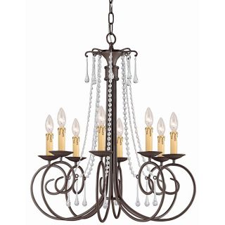 Crystorama Chandeliers and Pendants Hanging and Flush