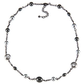 Ralph Lauren Multi pearl Illusion Chain 18 inch Necklace