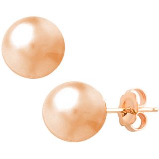 Fremada 14k Gold 8 mm Ball Earrings (White, Pink, or Yellow) Today $