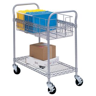 Safco Grey 24 inch Mail Cart Today $165.99