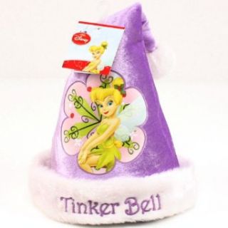 Kids 3 9 Disney Tinker Bell Velour Santa Christmas Hat