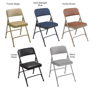 NPS Vinyl Upholstered Premium Folding Chairs (Pack of 4) Today $104