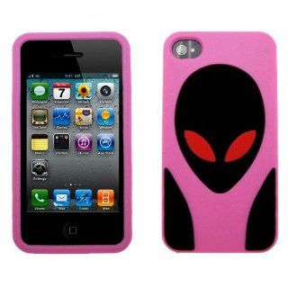 ALIEN E.T. ET Silicone Skin Case Cover (PINK) for Apple iPhone 4S / 4G