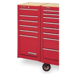 Waterloo TRX1606 Side Tool Cabinet, Red, Ball Bearing