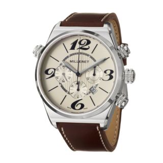 Milleret Mens XXL Stainless Steel Automatic Watch